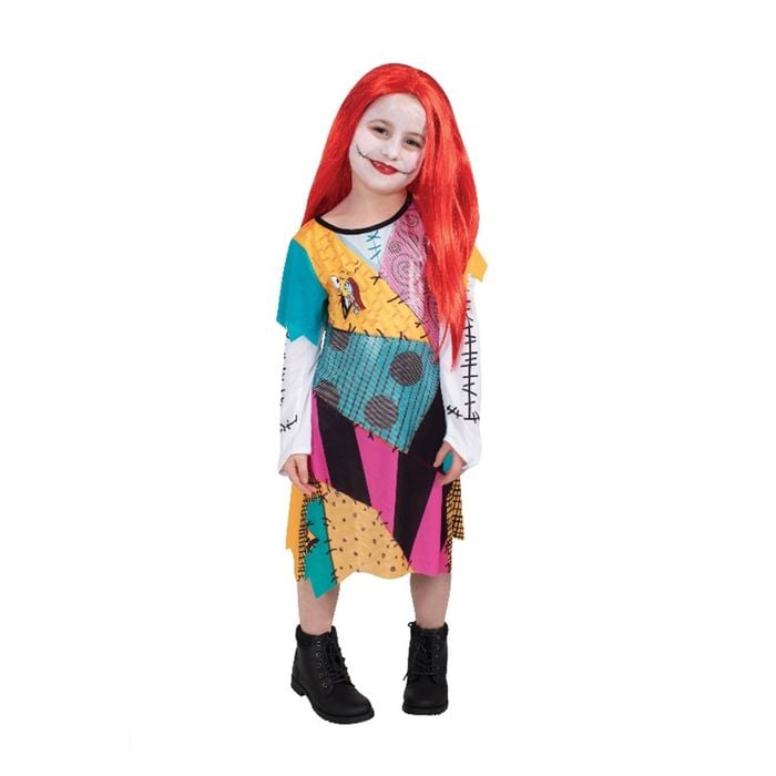The Nightmare Before Christmas Sally Finkelstein Deluxe Costume Dress Up 9-10y