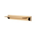 Shelf n More 800mm Oak Single Floating Shelf Organising Kit