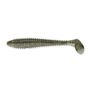 Keitech Fat Swing Impact Fat 3.8" Soft Plastic Fishing Lure 416 Silver Flash Minnow