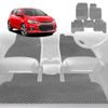 6D Diamond Car Floor Mats for Holden Barina (TM)2011-2018-Full Set-Grey-Outback GT