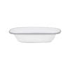 Argon Tableware White Enamel Pie Dish - 20cm