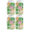 4PK Splosh Summer Pop Neoprene Insulated Stubby Holder Drink Cooler 12cm Green