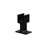 Peak Black Aluminium Deck Balustrade Heavy Duty Base Rail Support - 2 Pack