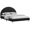 ALFORDSON Bed Frame Arched Base Black Queen