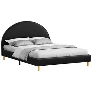 ALFORDSON Bed Frame Arched Base Black Queen