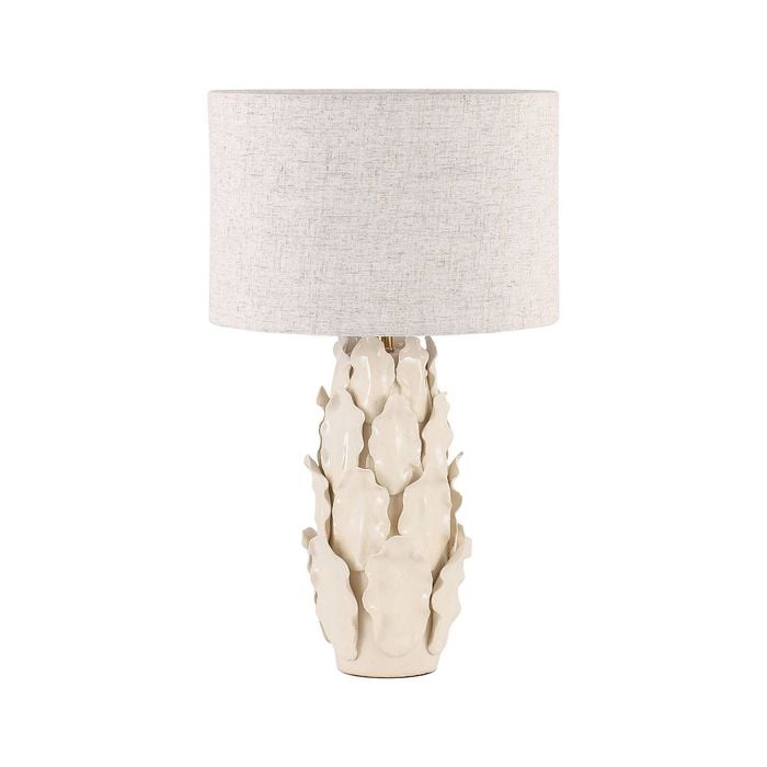 Lexi Lighting Layered Leaf Ceramic Table Lamp