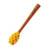 Prepara Silicone/Wood Large Serving Honey Dipper Drizzle Stick 16.5cm Yellow