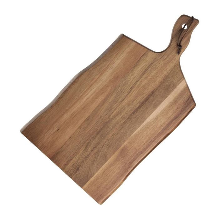 Olympia Wooden Serving Board Acacia Wavy Handled Large Cheese Platter Kitchenware