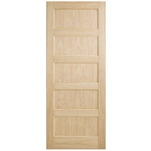 Corinthian 2040 x 920 x 40mm Entrance Door Blonde Oak AWO5 - 920mm