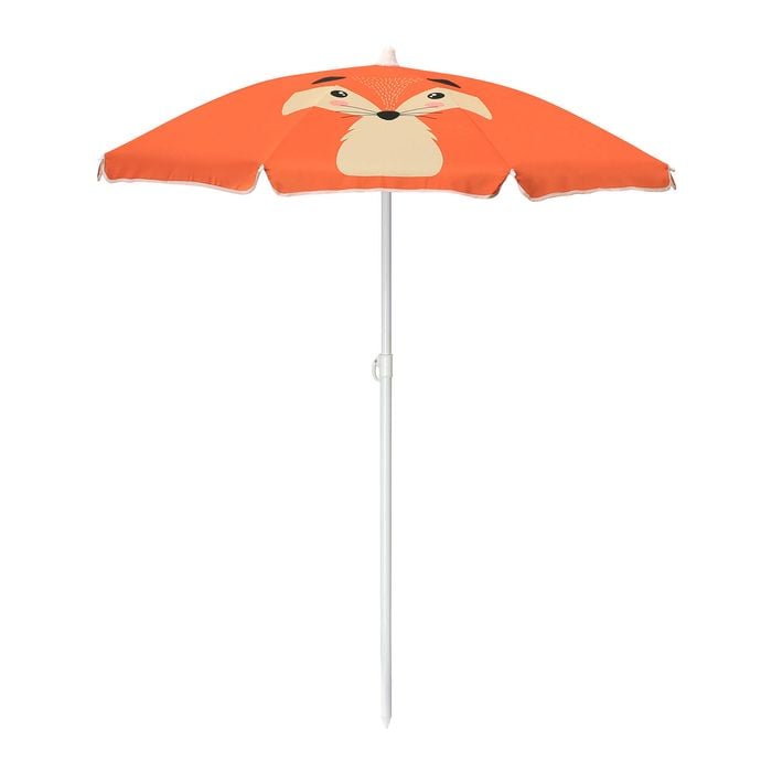 Coolaroo 1.3m Fox Design Kids Beach Umbrella