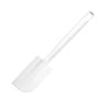 Vogue Rubber Ended Spatula Curved Head White 255mm Commercial Kitchen Utensil