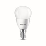 Philips 470Lm 5.5W P45 Warm White Clear Lustre LED E14 Light Bulb - 1 Pack
