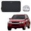 Front Windscreen Sun Shade for Suzuki Grand Vitara 2005 - 2015 (5-Door) SQ, JT - Standard 150 x 85 cm - Black