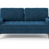 Gyllene 2-Seater Velvet Sofa - Blue