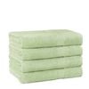 LINENOVA 4 Pack Bath Towel Set 100% Cotton Extra Soft Towels 68 x 132cm - Pea-pod