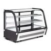 Polar G-series Energy Efficient Countertop Food Display Fridge Black - 160ltr - Gp291-a