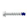 DeWALT 6 x 80mm Blue Tip Galvanised Hex Screw Bolt - 4 Pack