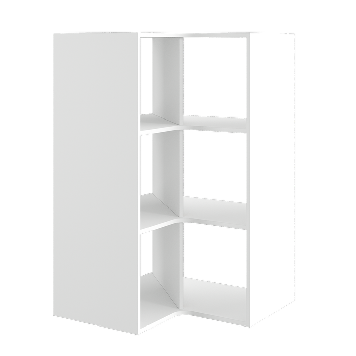 Lugna 1072 x 682 x 390mm White 3 x 2 Cube Corner Unit