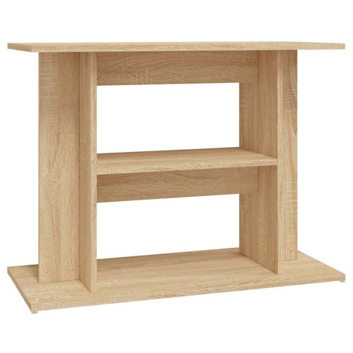 vidaXL Aquarium Stand Fish Tank Cabinet Base Office Sonoma Oak