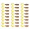 3x 8PK 2.5In Rapala Crush City Soft Plastic Curly Tail Lures - Motor Oil UV