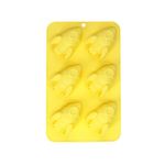 Soffritto Professional Bake Novelty Silicone 6 Cup Cake Pan Rocket