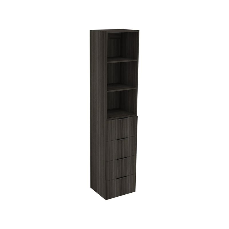 Lugna 2048 x 450 x 380mm Storm 2 Adjustable Shelf 4 Drawer Robe Insert