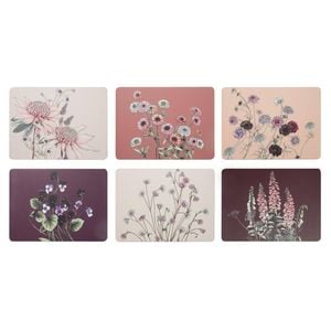 Ashdene Secret Garden Set of 6 Placemats - Pink