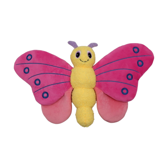 Happy Tails 47.5 x 26 x 6cm Plush Butterfly Dog Toy