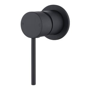 Mondella Cadenza 40mm Matte Black Pin Lever Shower Mixer