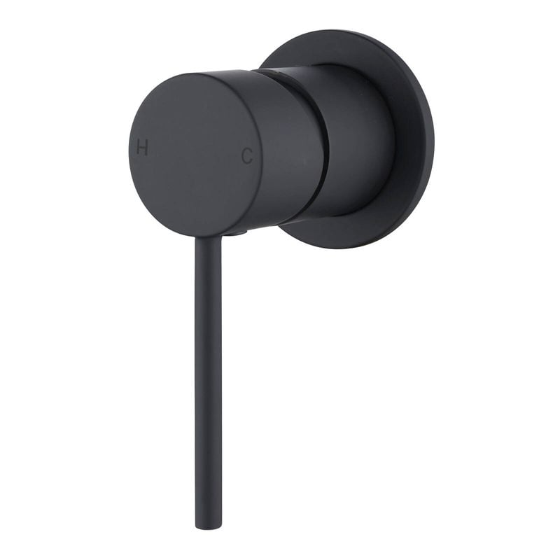 Mondella Cadenza 40mm Matte Black Pin Lever Shower Mixer