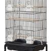 YES4PETS 153cm Large Bird Cage Pet Parrot Aviary Budgie Perch Rolling Stand Castor Wheel