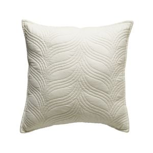 Bianca Kamala 43x43cm Square Polyester Cushion - Cream