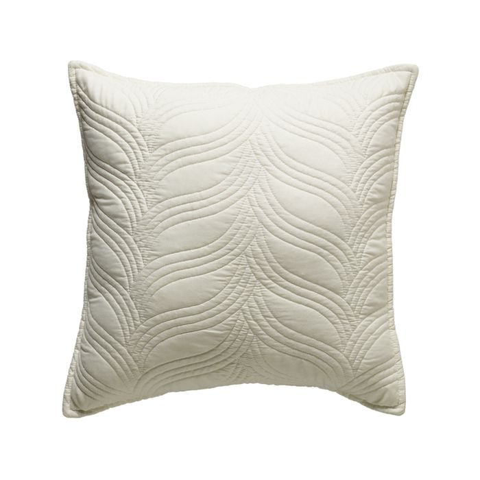 Bianca Kamala 43x43cm Square Polyester Cushion - Cream