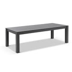 Santorini Ceramic 2.5M Outdoor Rectangle Aluminium Dining Table
