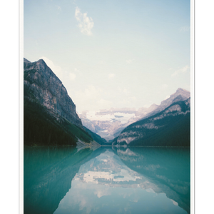 Galrie Majestic Mountain Lake Reflection - Serene Nature Art Photography Print, Poster Only, A3 30 x 42cm (12 x 16inch)