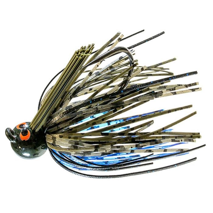 ZMan Lures Crosseyez Power Finesse Jigs 3.8oz - Bruised Green Pumpkin
