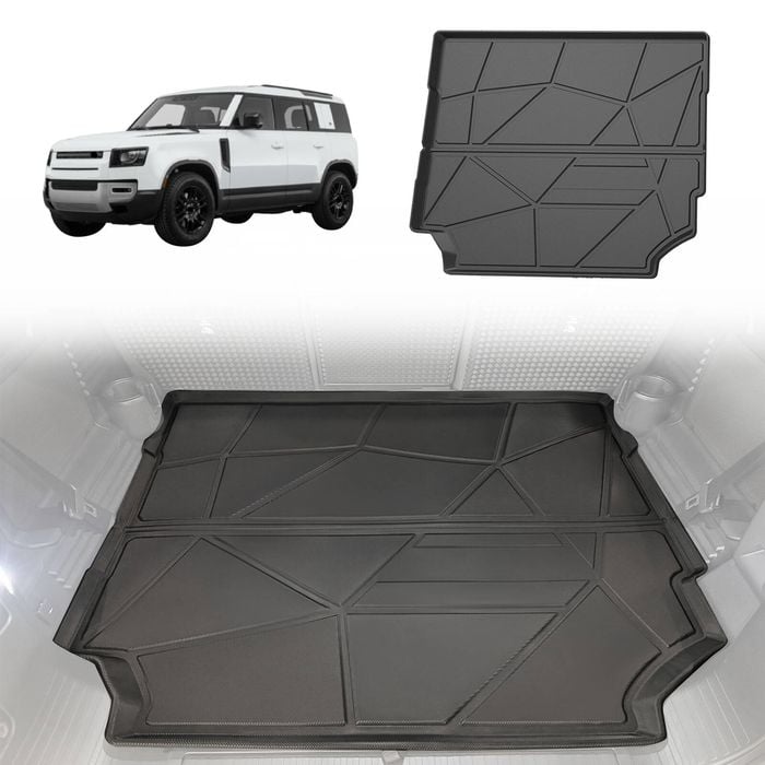 AUSGO Boot Liner for Land Rover Defender L663 series 110 2020-Onwards 5 & 7-Seat Cargo Trunk Mat Boot Mat