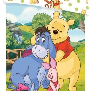 Disney Winnie The Pooh And Friends Kids Cotton Quilt Cover Set For Toddler Bed