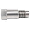 NNEOBA 2PCS O2 Sensor Spacer Adapter M18x1.5 Catalyst CEL Fix Silver