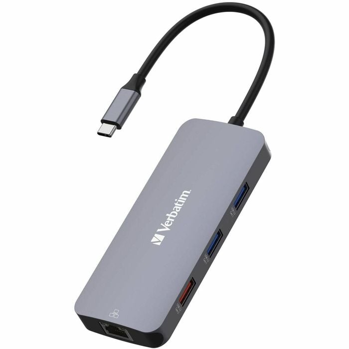Verbatim Usb Type C Docking Station For Notebook - Charging Capability - Memory Card Reader