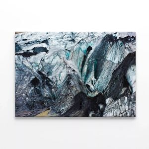 Iceland Glacier   Print 100% Australian Made 150 x 100cm  (Stretched)