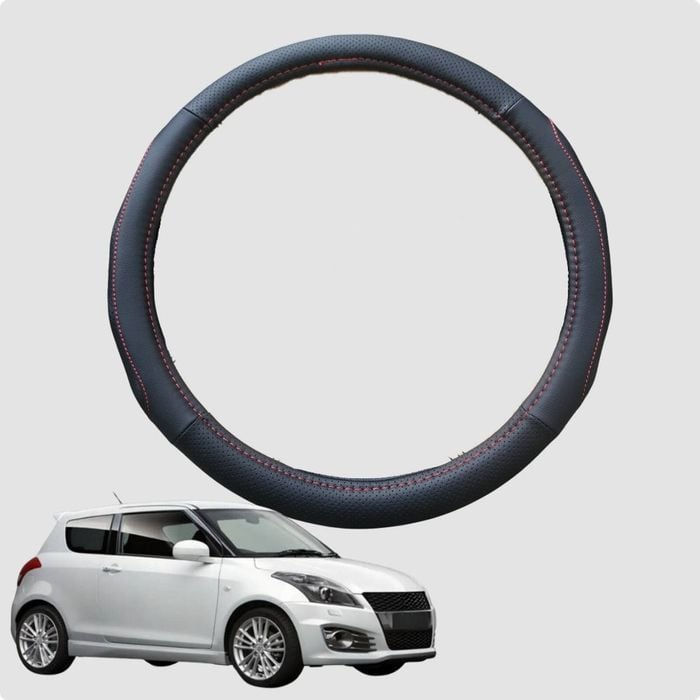Steering Wheel Cover for Suzuki Swift Sport 2005-2012 (RS, FZ) 38CM | Circle