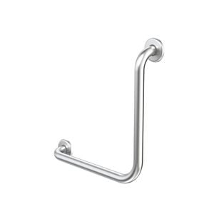 HomeCare by Caroma Chrome Care 90 Degree Stainless Steel Angled Grab Rail 