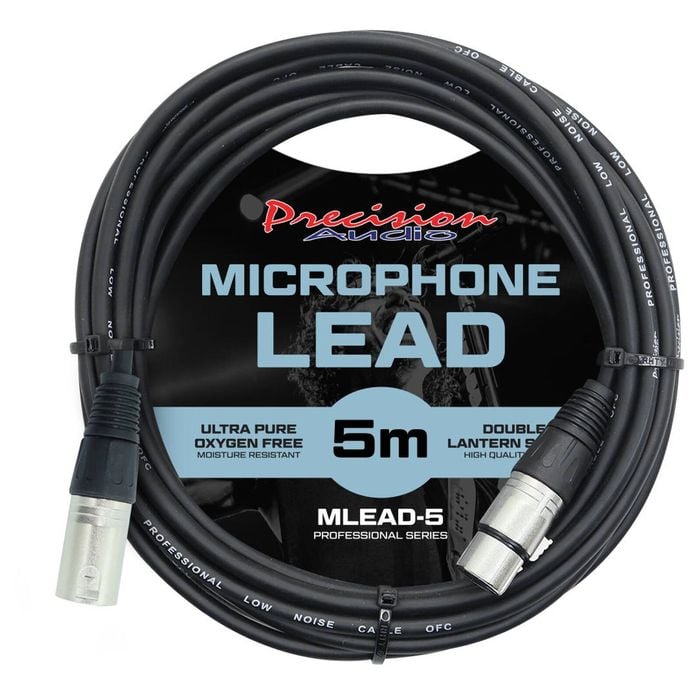 Precision Audio 5m Xlr To Xlr Microphone Cable