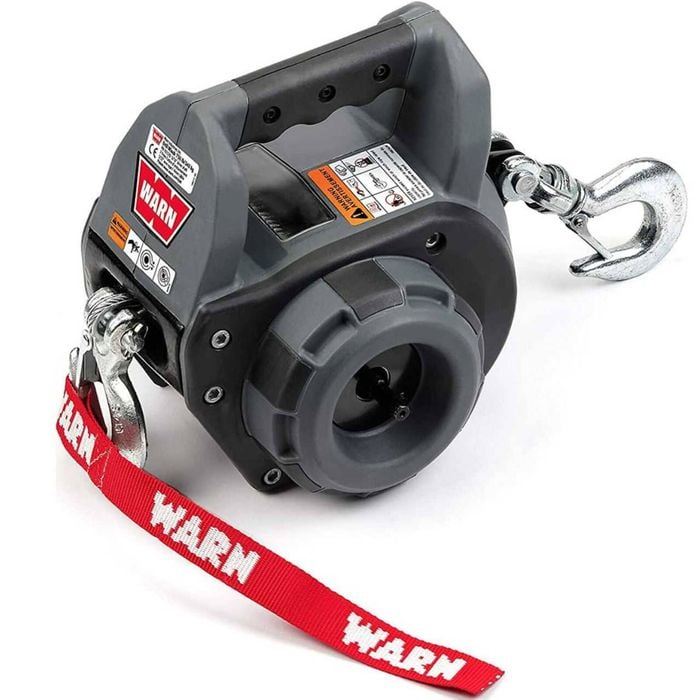 Warn 750lbs Handheld Portable Drill Powered Winch | 101570 - Steel Rope