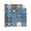 Boyle 1.5m x 45cm Self Adhesive Film - Moroccan Blue Tiles