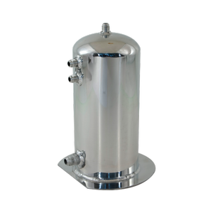 Cal Custom 2.5 Litre Surge Tank Single Outlet Polished Aluminium