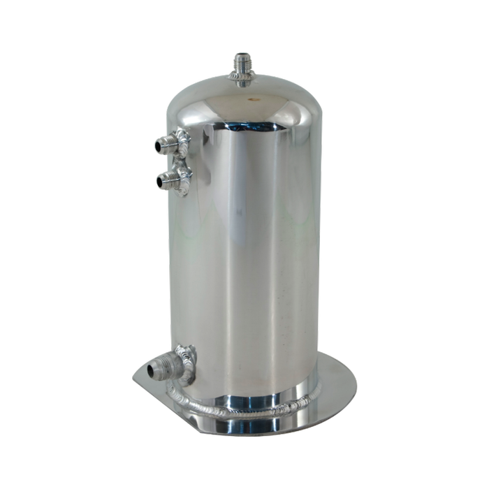 Cal Custom 2.5 Litre Surge Tank Single Outlet Polished Aluminium