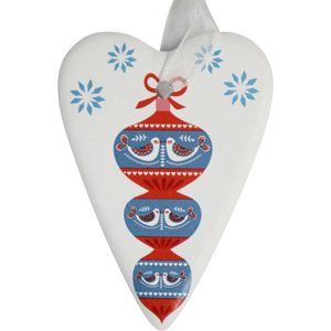 LVD Heart Christmas Baubble Decorative Sculpture Hanging Home/Lounge Decor