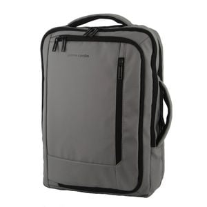 Pierre Cardin Backpack 15" Laptop  Briefcase Built-in USB Port Travel Grey